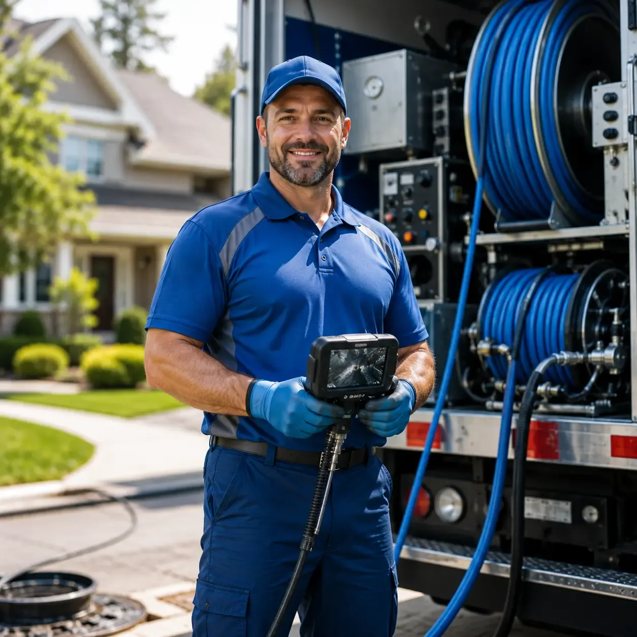 Local outdoor drain cleaning specialists in Saratoga, TX